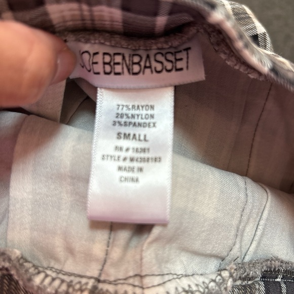 Joe Benbasset Black and White Pleated Skater Mini Skirt - Picture 3 of 3